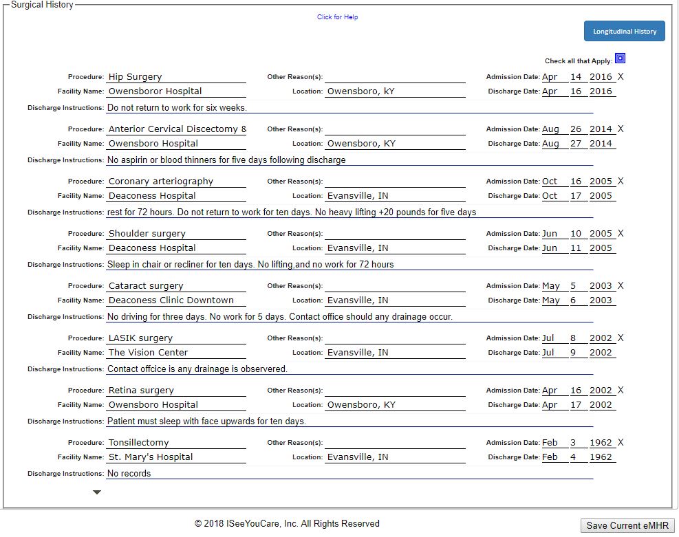 Medical History 1 of 4(2)